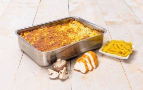 Penne Carbonara Gratin